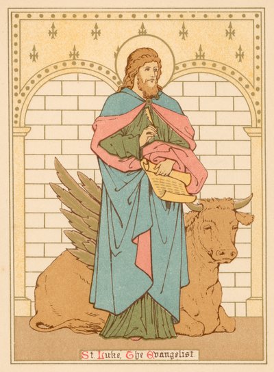 Svatý Lukáš evangelista. od English School