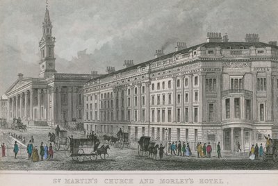 Kostel svatého Martina na poli a hotel Morleys od English School