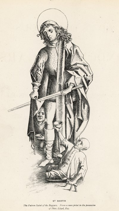 Svatý Martin, patron žebráků od English School