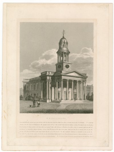 Kostel St Marylebone od English School