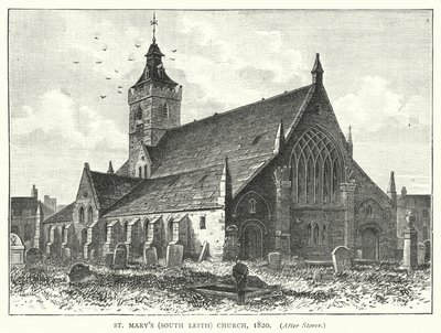 Kostel Panny Marie (South Leith). od English School