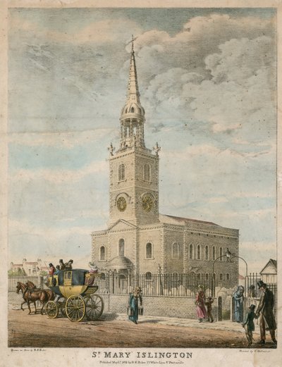 St Marys (nový kostel), Islington od English School