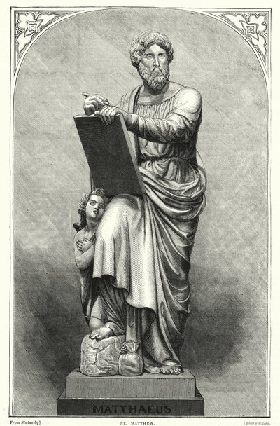 St Matthew (rytina) od English School