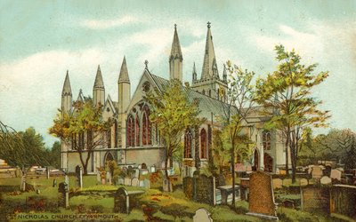 Kostel svatého Mikuláše, Great Yarmouth (barevné lito) od English School