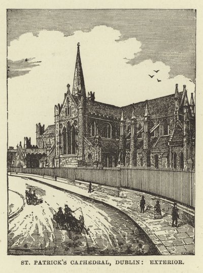 Katedrála svatého Patrika, Dublin, Exteriér od English School