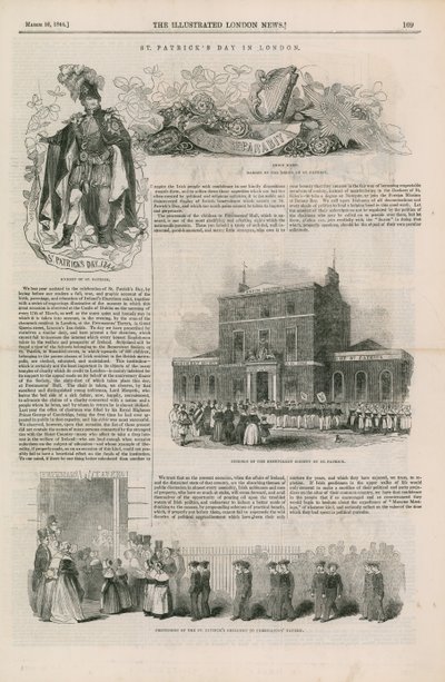 Den svatého Patrika v Londýně od English School