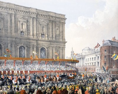 St Pauls, 7. března 1863, z Památníku sňatku Edwarda VII. a Alexandry Dánské, pub. 1864 od English School