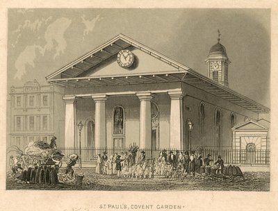 St Pauls, Covent Garden, Londýn od English School
