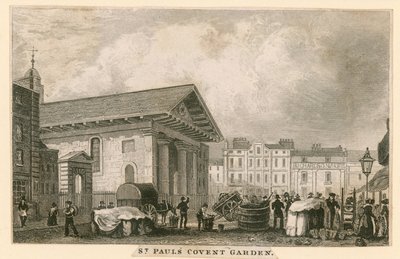 St Pauls, Covent Garden, Londýn od English School