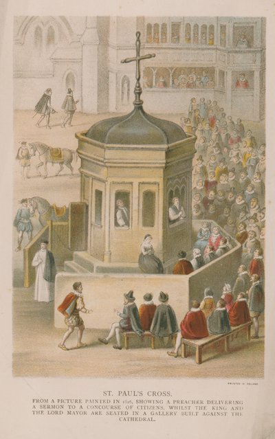 Kříž svatého Pavla z obrazu namalovaného v roce 1616 od English School