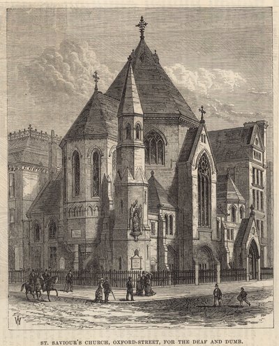 Kostel St Saviors, Oxford Street od English School