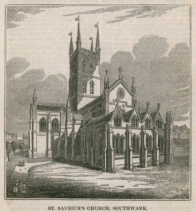 Kostel St Saviors, Southwark, Surrey od English School