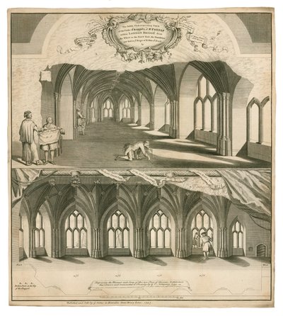 Kaple svatého Tomáše na Old London Bridge od English School