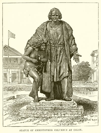 Socha Kryštofa Kolumba v Colonu od English School