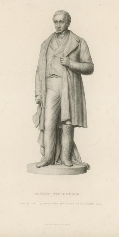 Socha George Stephensona od English School