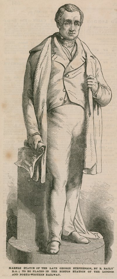 Socha George Stephensona od English School