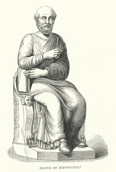 Socha Hippolyta (rytina) od English School