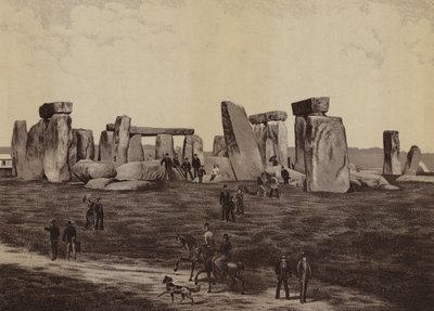 Stonehenge (litho) od English School
