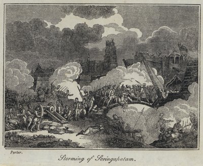 Storming of Seringapatam (rytina) od English School