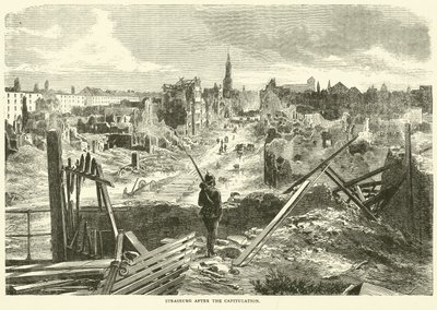 Štrasburk po kapitulaci, září 1870 od English School
