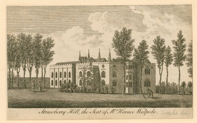 Strawberry Hill, Twickenham, Londýn; sídlo pana Horace Walpola od English School