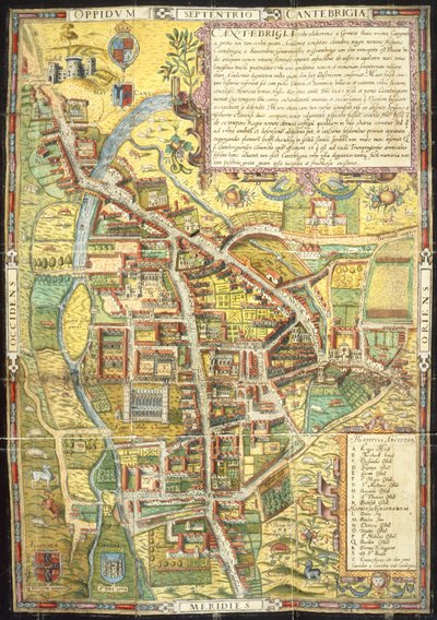Mapa ulic Cambridge od English School