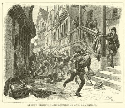 Pouliční boje, Burgundi a Armagnaci od English School