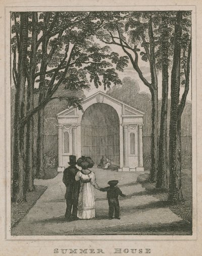 Letní dům, Kensington Gardens, Londýn od English School