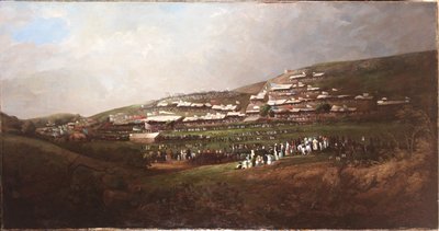 Sunderland, Závody v Tunstall Hope, asi 1835-40 (olej na plátně) od English School
