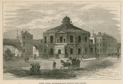 Surrey Chapel, Blackfriars Road, Southwark (Rowland Hills Chapel) od English School