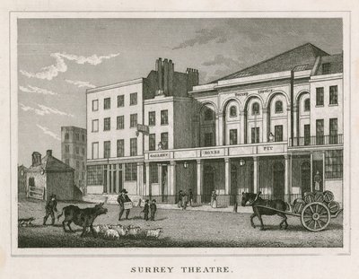 Surrey Theatre, Blackfriars Road, Londýn od English School