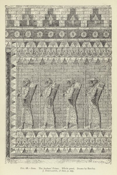 Susa, The Archers Frieze, Celý panel od English School