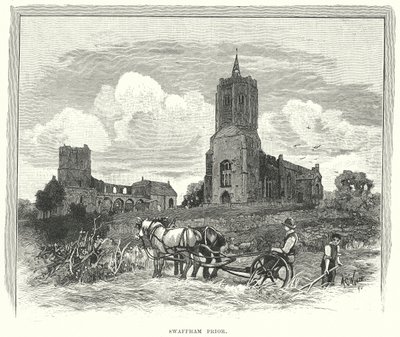Swaffham Prior (rytina) od English School