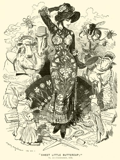 "Sladký malý Buttercup;" Nebo Art-Vyšívání od English School