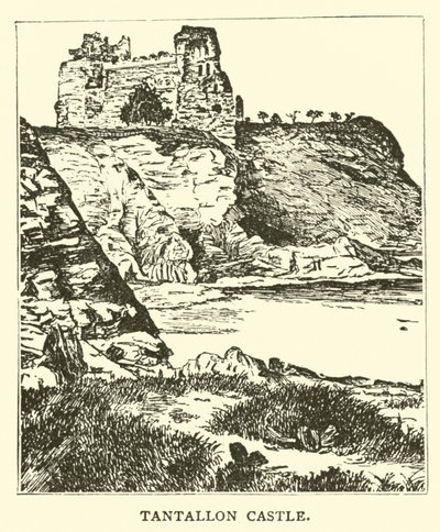 Hrad Tantallon od English School