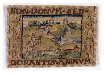 Tapiserie znázorňující loveckou scénu, možná vyrobena v Sheldonu, Anglie, kolem 1600-25 (vlna) od English School