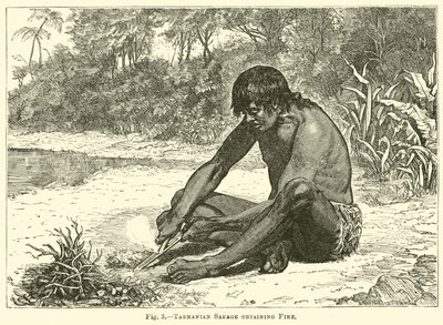 Tasmanian Savage získává oheň od English School