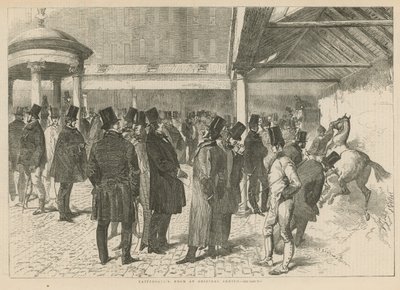 Dražebníci dostihových koní Tattersalls od English School
