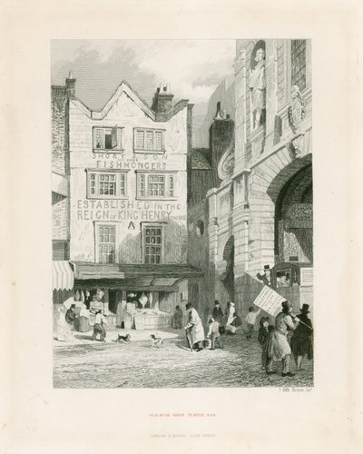 Temple Bar, Londýn. Starý velkoobchod od English School