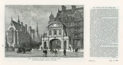 Temple Bar, Londýn. Správné místo od English School