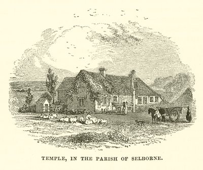 Temple, In the Parish of Selborne (rytina) od English School