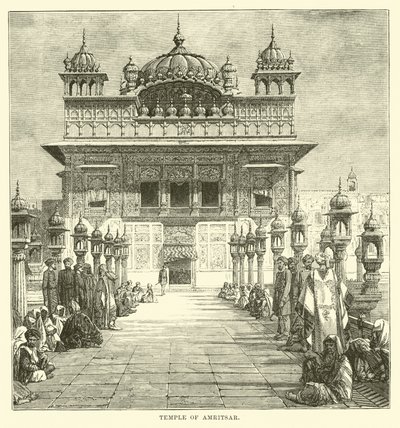 Chrám Amritsar od English School
