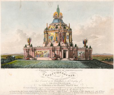Chrám Svornosti postavený pro mír roku 1814 od English School