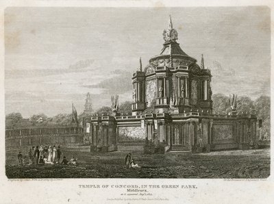 Chrám Svornosti postavený pro mír roku 1814 od English School