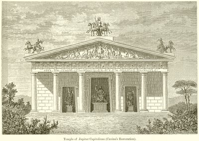 Chrám Jupitera Capitolinus (Caninas Restoration) od English School