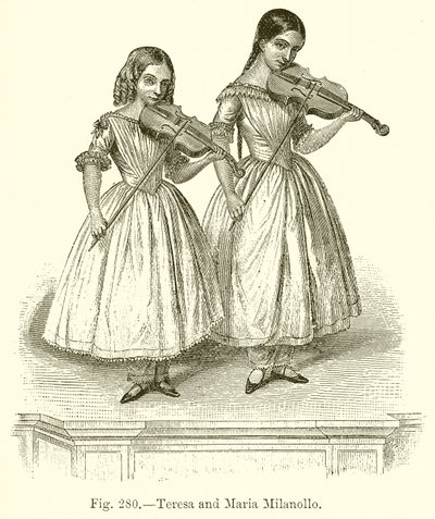 Teresa a Maria Milanollo od English School