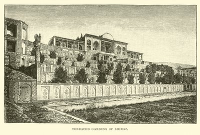 Terasovité zahrady Shiraz od English School