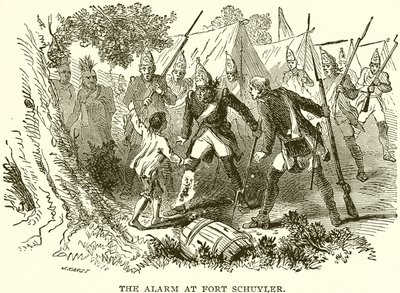 Poplach ve Fort Schuyler od English School