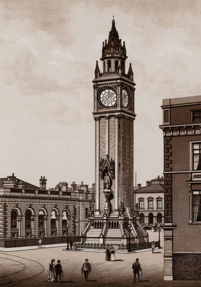 Albertův památník, Belfast (litho) od English School