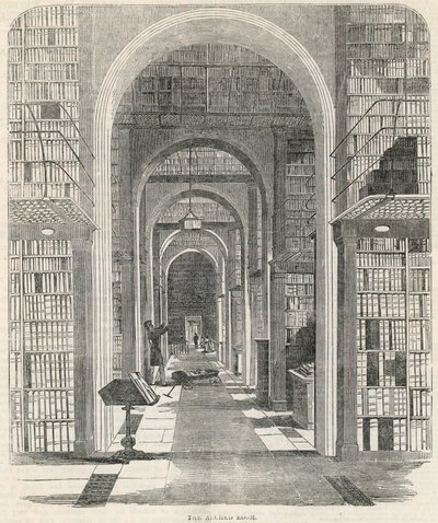 Obloukový pokoj v Britském muzeu od English School